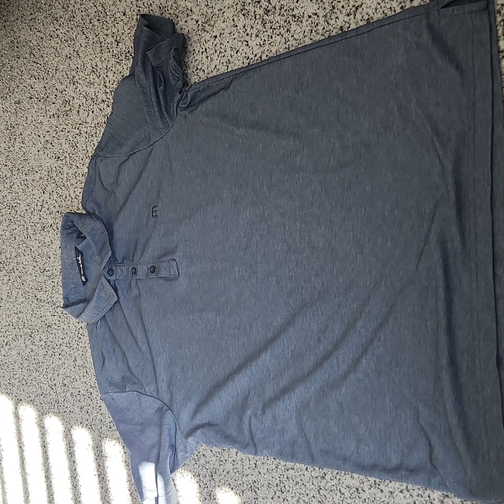Large Charcoal Travis Mathew Polo